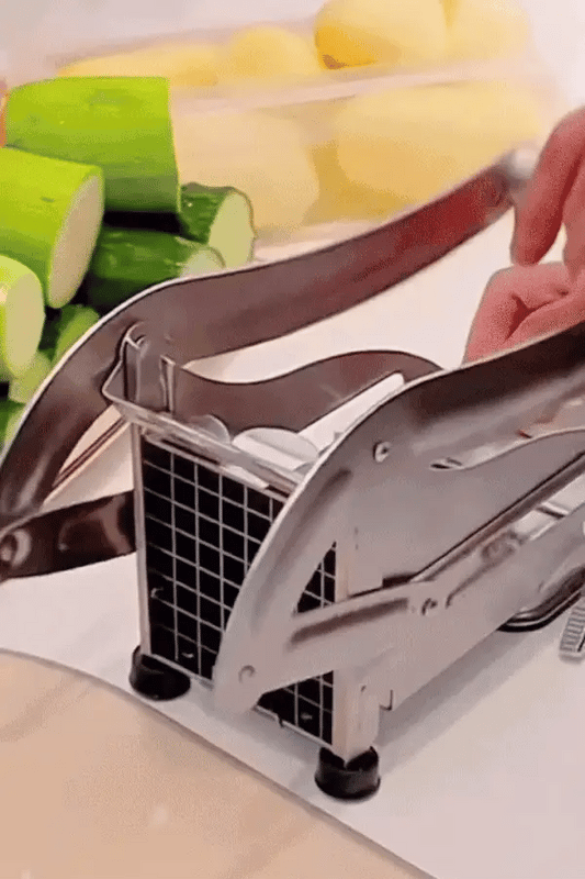 Stainless Steel Potato & Vegetable Cutter – قطاعة بطاطس وخضار